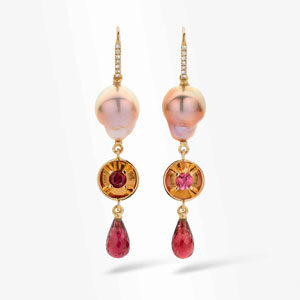 earrings by jewellery designer Tineke RigoleMarie-Bénédicte Jewellery design