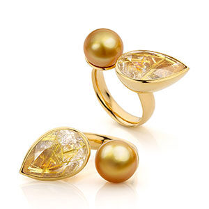 rings by jewellery designer Marie-Bénédicte